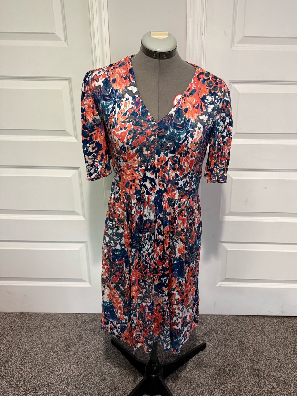 Handmade floral dress